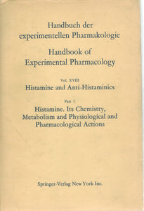 HANDBOOK OF EXPERIMENTAL PHARMACOLOGY XVIII