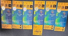 7 TICKETS OLYMPIC GAMES OPENING CEREMONY SEPT. 15, 2000