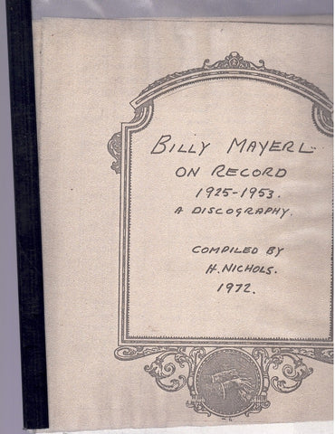 BILLY MAYERL ON RECORD 1925-1953