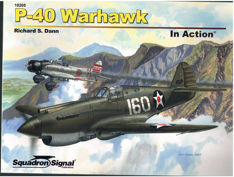 SQUADRON PRODUCTS P-40 WAR HAWK IN ACTION SQUADRON SIGNAL BOOKS MODEL KIT
