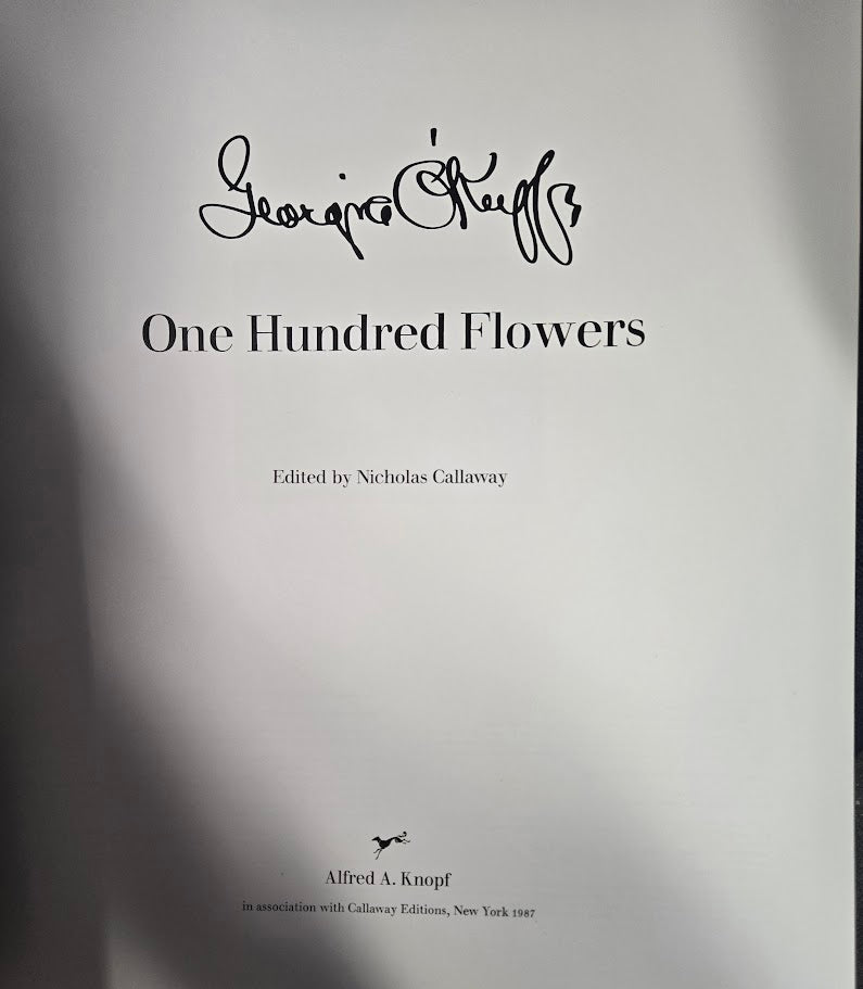 GEORGIA O'KEEFFE : One Hundred Flowers– Books On The Boulevard