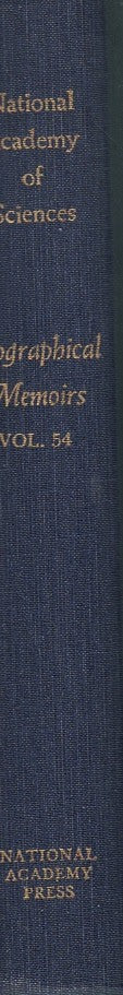 BIOGRAPHICAL MEMOIRS VOLUME 54
