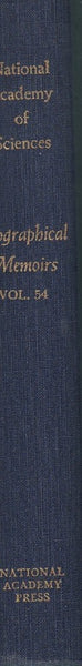 BIOGRAPHICAL MEMOIRS VOLUME 54