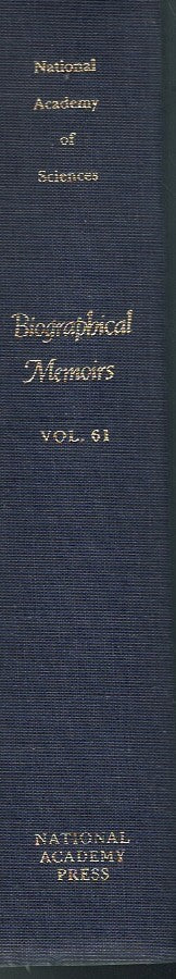 BIOGRAPHICAL MEMOIRS VOLUME 61