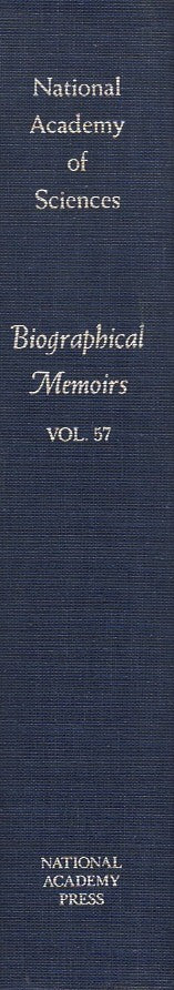 BIOGRAPHICAL MEMOIRS VOLUME 57