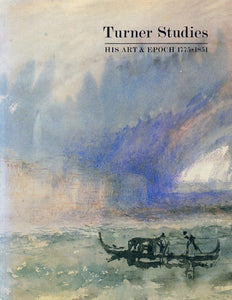 Turner Studies His Art & Epoch 1775-1851  vol. 4 No. 1