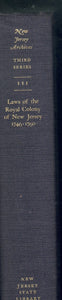 Laws of the Royal Colony of New Jersey, 1703-1745