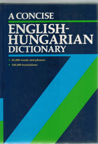 A CONCISE ENGLISH-HUNGARIAN DICTIONARY