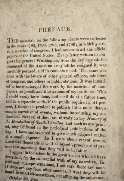 THE HISTORY OF THE AMERICAN REVOLUTION VOLUME 1