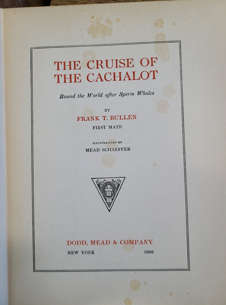 THE CRUISE OF THE CACHALOT