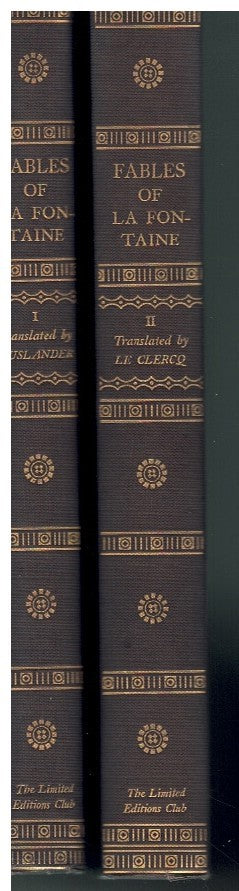 FABLES OF JEAN DE LA FONTAINE (2 VOLUME SET)