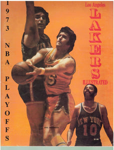 LOS ANGELES LAKERS ILLUSTRATED 1973 NBA PLAYOFFS