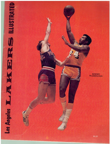 LOS ANGELES LAKERS ILLUSTRATED MARCH 1975