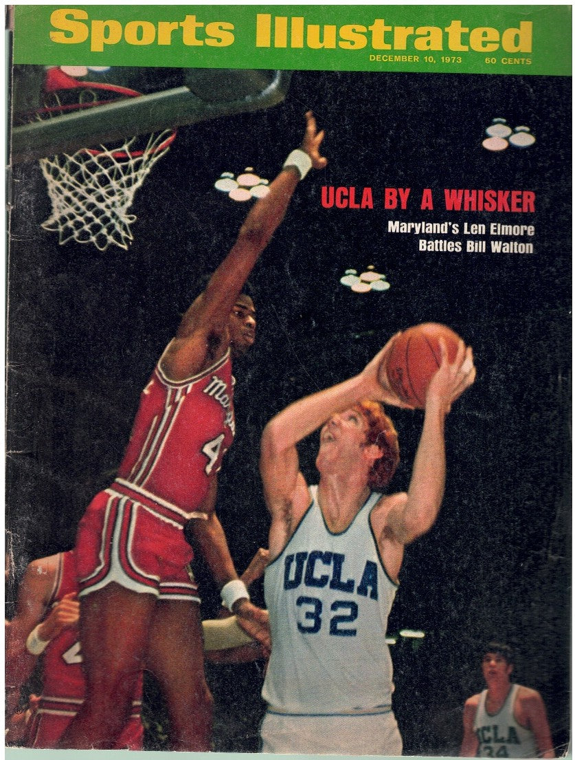 SPORTS ILLUSTRATED MAGAZINE, DECEMBER 10, 1973 (LEN ELMORE AND BILL WALTON)