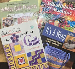 LOT OF 4 SEWING & QUILTING BOOKS