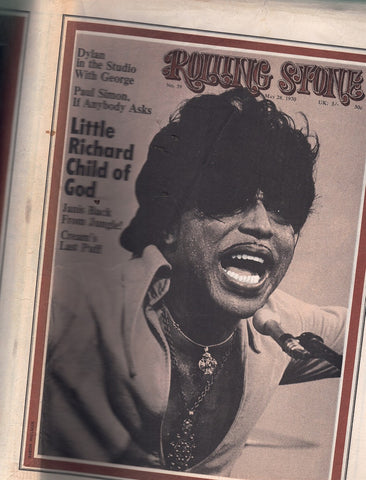 ROLLING STONE MAGAZINE MAY 28, 1970 - NO 59 - LITTLE RICHARD