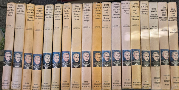 LOT OF 18 THE NEW TOM SWIFT, JR. ADVENTURE BOOKS