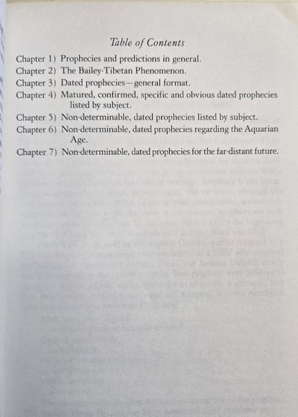 PROPHECY ON TRIAL: DATED PROPHECIES FROM THE DJWHAL KHUL (THE TIBETAN) TO ALICE BAILEY