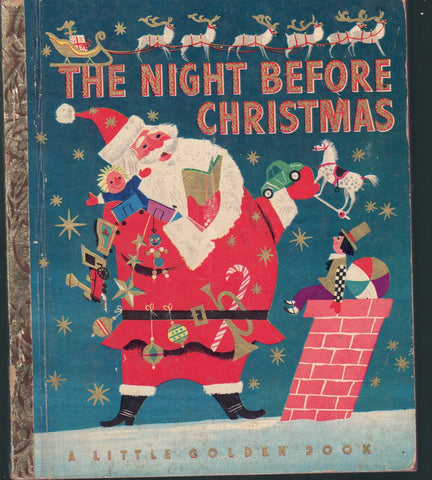 THE NIGHT BEFORE CHRISTMAS LITTLE GOLDEN BOOK 1949