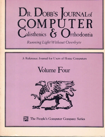 DR. DOBB'S JOURNAL OF COMPUTER CALISTHENICS AND ORTHODONTIA