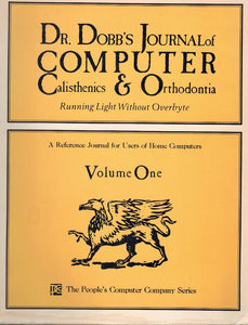 DR. DOBB'S JOURNAL OF COMPUTER CALISTHENICS AND ORTHODONTIA