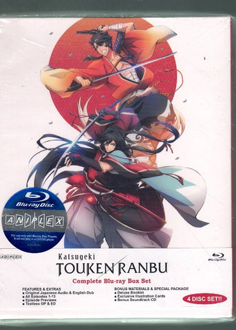 KATSUGEKI TOUKEN RANBU COLLECTION BLU-RAY 4-DISC SET