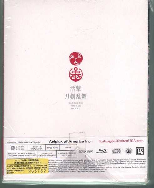 KATSUGEKI TOUKEN RANBU COLLECTION BLU-RAY 4-DISC SET