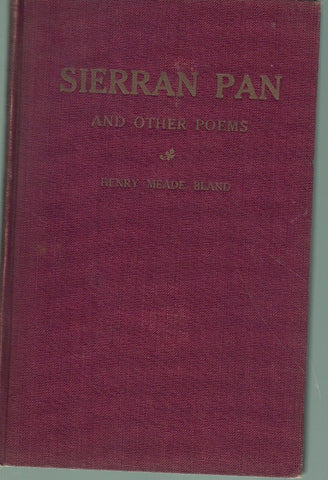 SIERRAN PAN AND OTHER POEMS