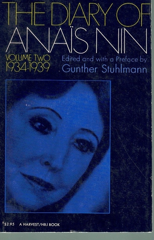 THE DIARY OF ANAIS NIN VOLUME 2 1934-1939
