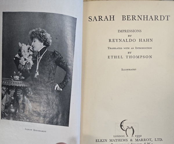 SARAH BERNHARDT, IMPRESSIONS