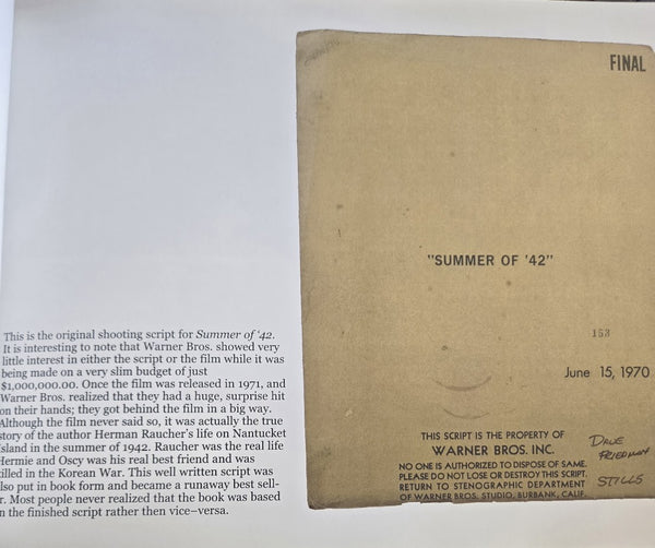 SUMMER OF '42 THEN AND NOW