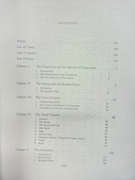 THE DOCUMENTS FROM THE BAR-KOKHBA PERIOD IN THE CAVE OF LETTERS JUDEAN DESERT VOL. 1