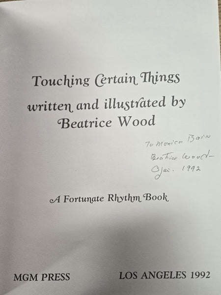 TOUCHING CERTAIN THINGS