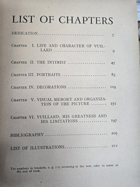 VUILLARD, HIS LIFE AND WORK