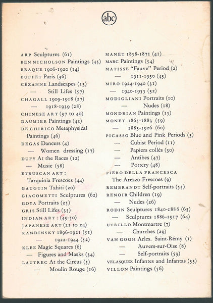 15 TUDOR PETITE ENCYCLOPEDIE DE L'ART BOOKS