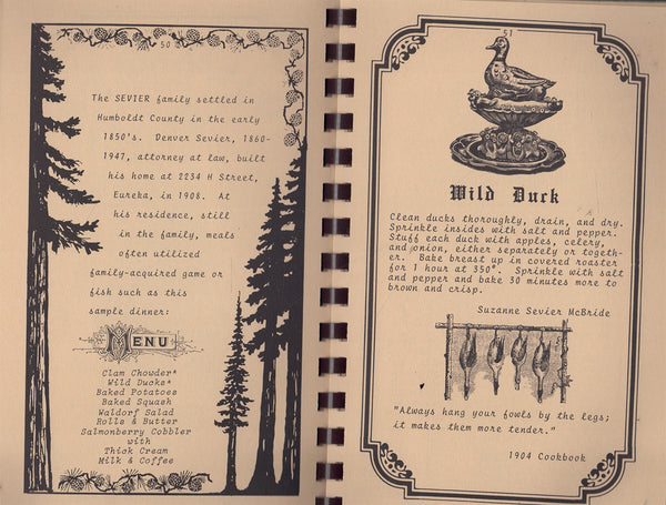 HUMBOLDT OLDTIMERS' RECIPES