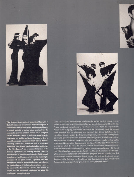 VIDAL SASSOON AND THE BAUHAUS