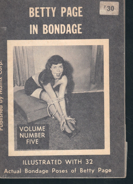 BETTY PAGE IN BONDAGE, VOLUME #5