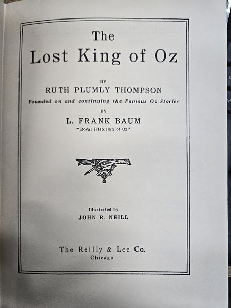 THE LOST KING OF OZ