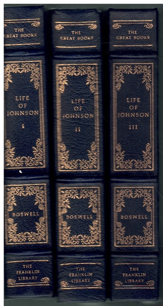 THE LIFE OF SAMUEL JOHNSON, LL. D. - COMPLETE THREE VOLUME SET
