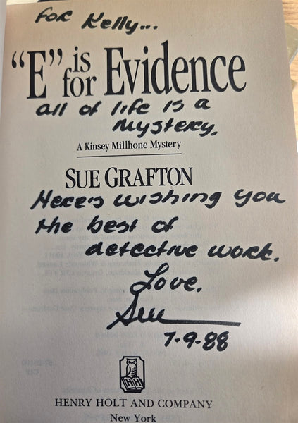 "E" IS FOR EVIDENCE
