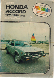 HONDA ACCORD 1976-1980 CVCC SHOP MANUAL - books-new