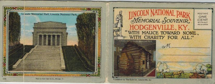 Lincoln National Park Postcard Book - books-new