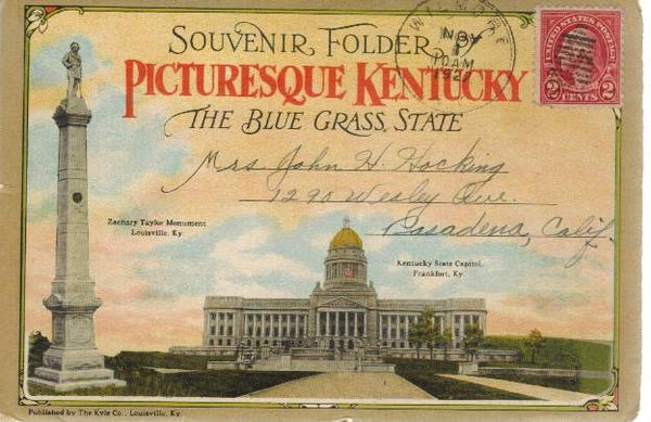 Picturesque Kentucky Postcard Book