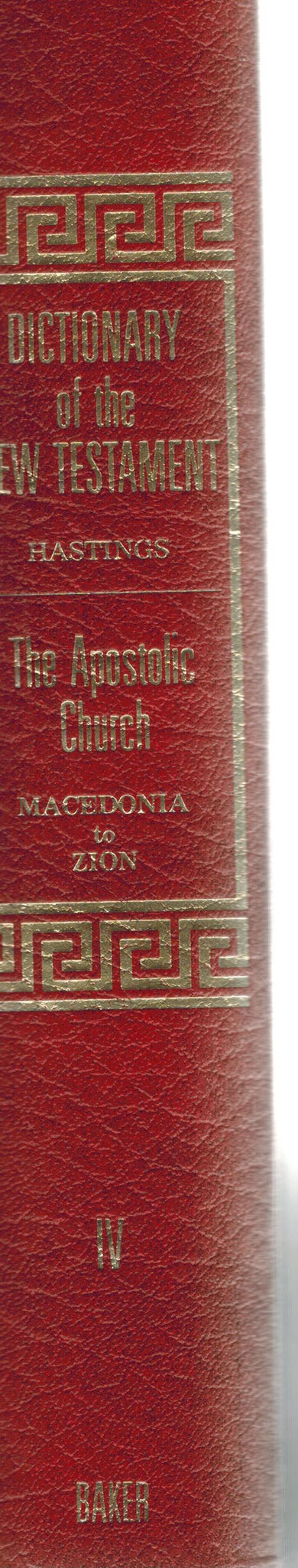DICTIONARY OF THE APOSTOLIC CHURCH VOLUME II MACEDONIA - ZION WITH INDEXES (DICTIONARY OF THE NEW TESTAMENT IV) 