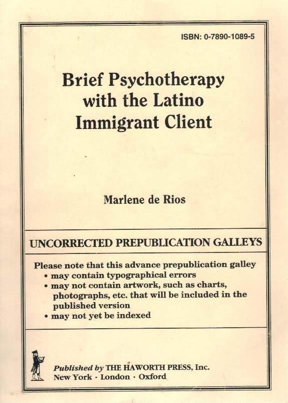 Brief Psychotherapy with the Latino Immigrant Client - books-new