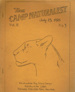 THE CAMP NATURALIST JULY 23, 1926