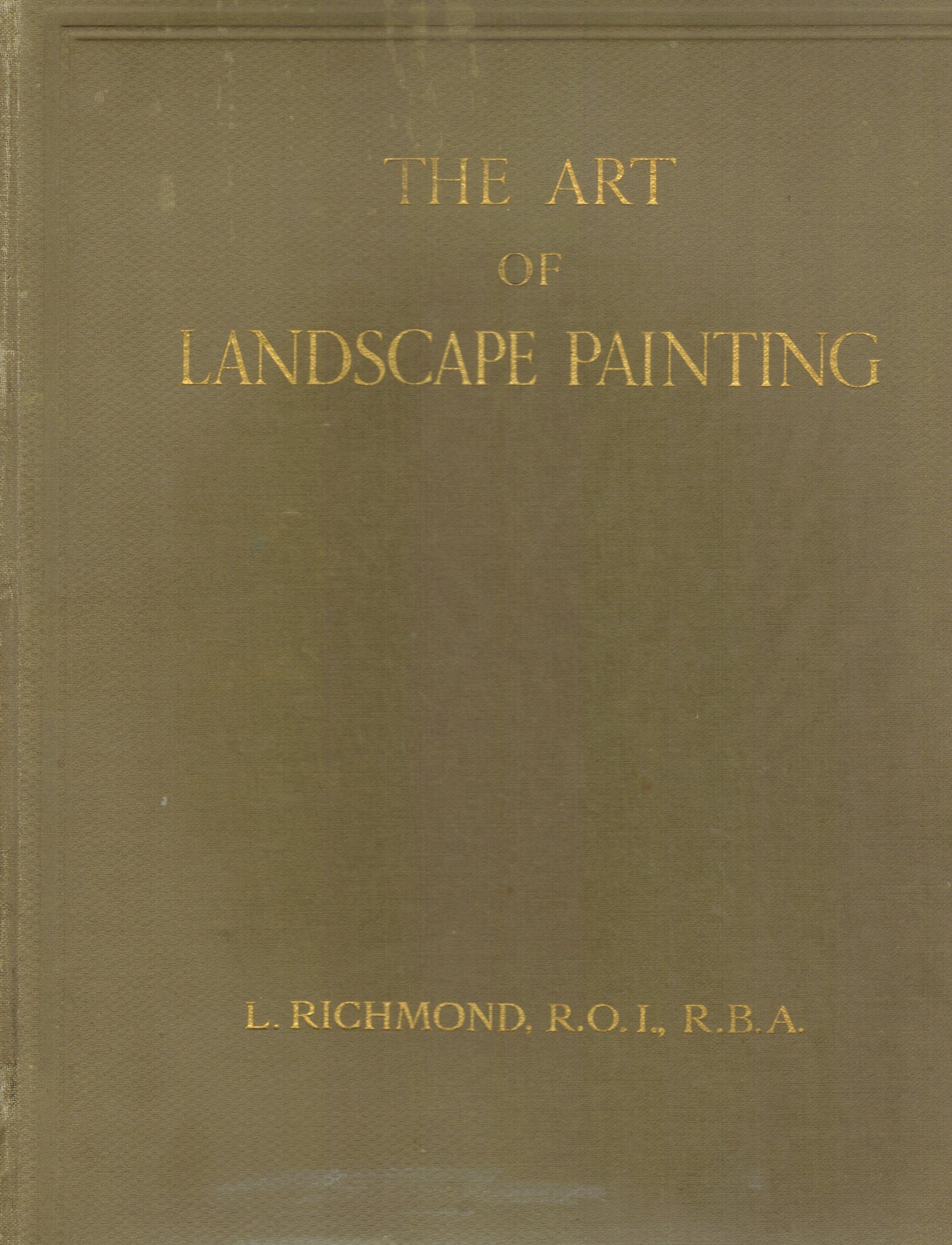 THE ART OF LANDSCAPE PAINTING