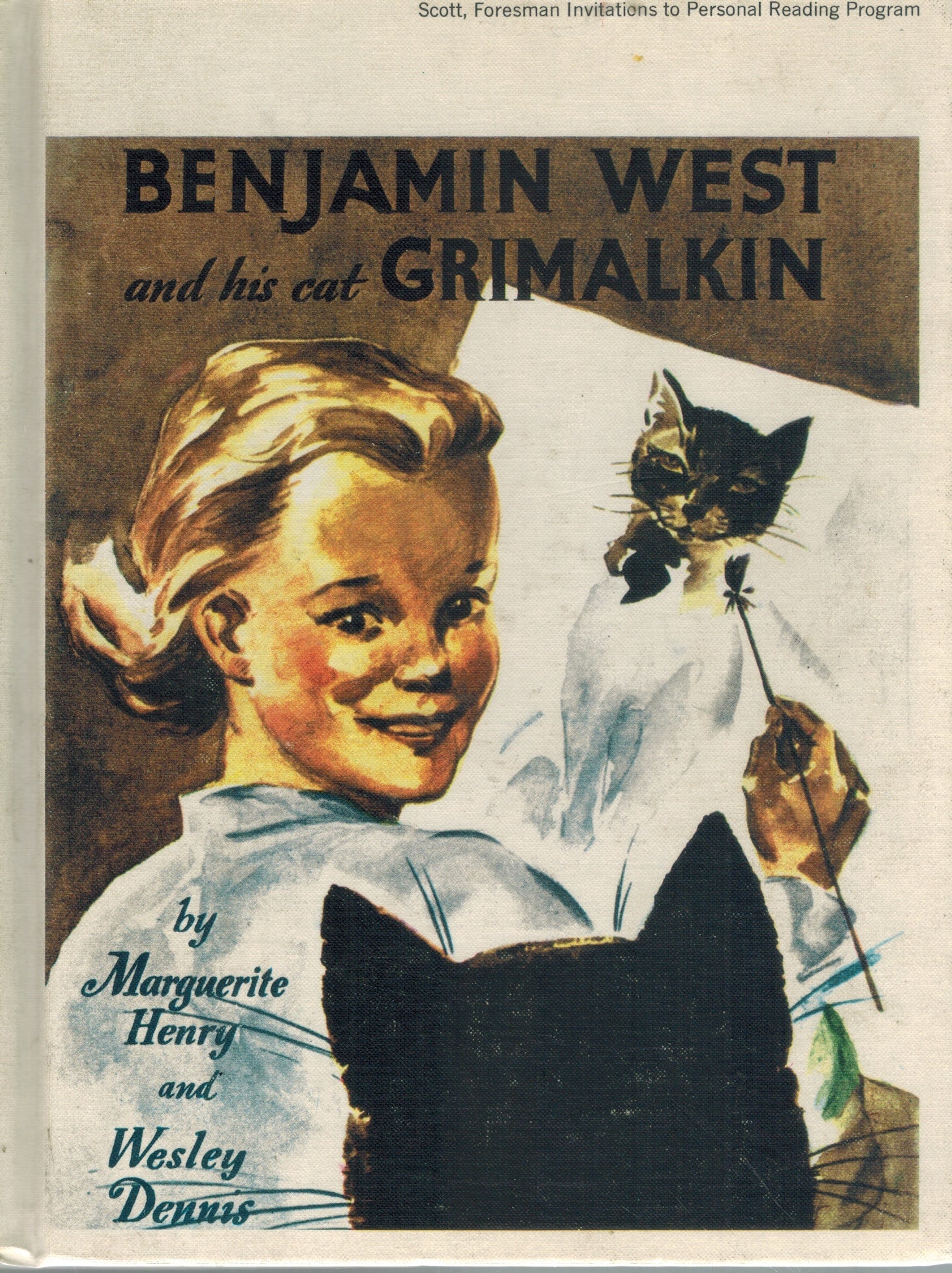 BENJAMIN WEST AND HIS CAT GRIMALKIN