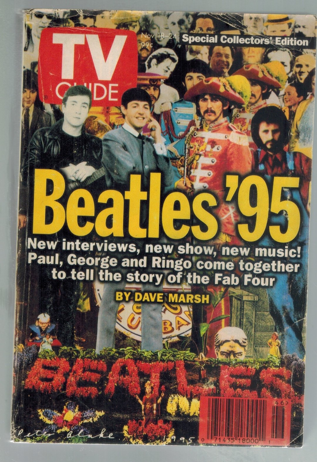 TV Guide Beatles 95  by Marsh, Dave and Tv Guide